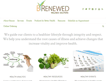 Tablet Screenshot of brenewed.com